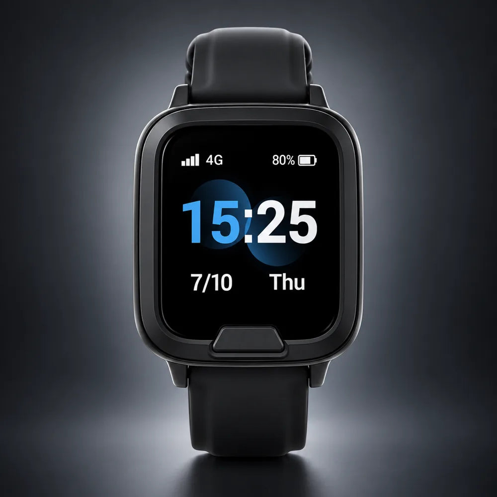 Help Alert GPS Watch showing its display and buttons